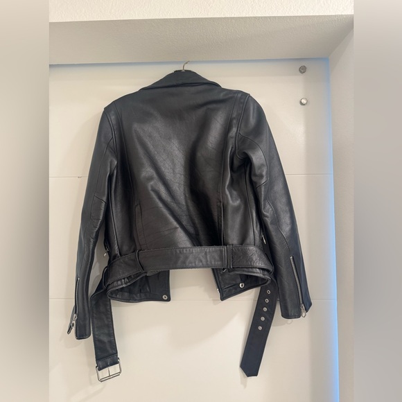 Madewell The Ultimate Leather Motorcycle Jacket. Size Small. - Picture 7 of 11